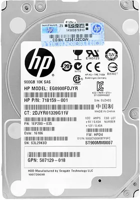 Immagine prodotto di HP EG0900FDJYR 900GB 10000rpm 64MB CACHE SAS-2 2,5" pollici p/n:718159-001