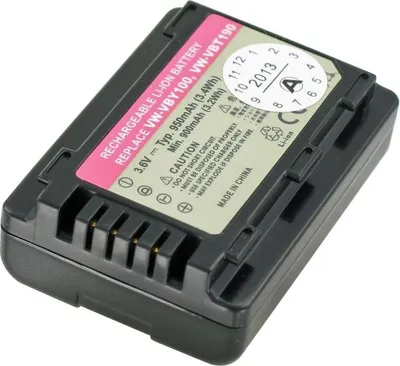 Produktbild von VW-VBY100 Nachbau Akku für Panasonic HC-V110, HC-V110GK, HC-V110K, HC-V110P, HC-V201
