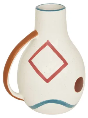 Produktbild von Keramikvase Homy, H. 25 cm, weiß