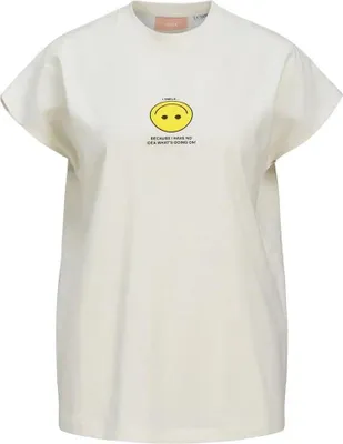 Produktbild von Jack & Jones Astrid Boxy Jjxx Kurzarm-t-shirt Weiß M Damen Weiß M