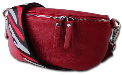 Produktbild von Toscanto moderne Gürteltasche rot, mehrfarbig Leder Tasche Damen D3OTT807BR