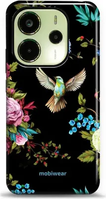 Produktbild von Handyhülle für Xiaomi Redmi Note 14 4G, Mobiwear Elite Pro, Nachtkolibri