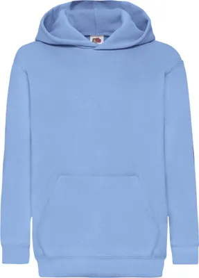 Produktbild von Fruit Of The Loom Pullover mit Kapuze für Kinder BC1367 (164) (Himmelblau)