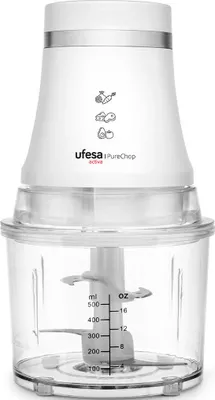 Obrázek produktu pro Ufesa 70506147, 0,5 l, Průhledná, Bílá, Nerezová ocel, Knoflíky, Bílá, 400 W