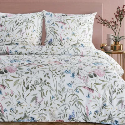 Image de Literie satin SPRING 51 220X200+ 2x taies d'oreiller 70x80 cm