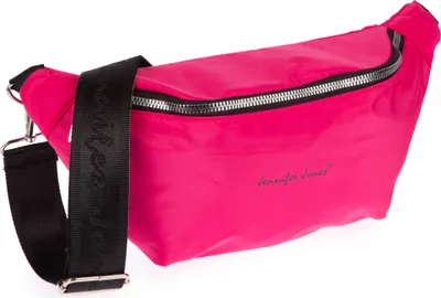 Zdjęcie produktu dla Saszetka Biodrowa z paskiem na ramię damska nerka crossbody Różowa