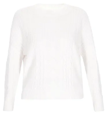 Produktbild von AODA damen pullover - wollweiss, M/L