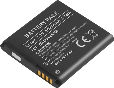 Immagine prodotto di Avizar, batteria di ricambio per BlackBerry Curve 9360 Li-Ion 3.7V 1000mAh 3.7Wh, nero