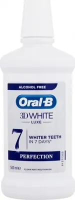 Produktbild von Ústna voda Oral-B 3D White Luxe Perfection s príchuťou mäty 500 ml