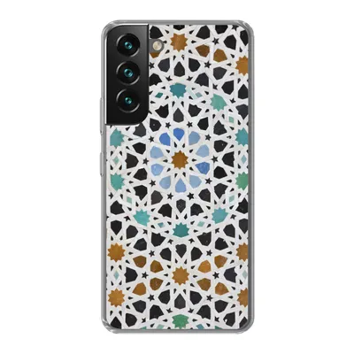 Produktbild von MuchoWow® Handyhülle Schutzhülle Hülle für Samsung Galaxy S22 Ein marokkanisches Mosaikdetail Silikon Softcase Handy Hülle - Mobiltelefonhülle
