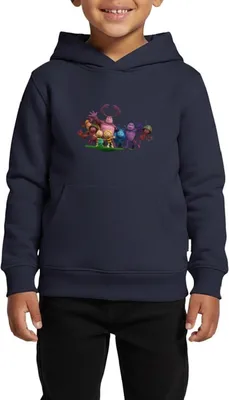 Produktbild von Spreadshirt Die Biene Maja 3 Maja und Freunde Kinder Premium Hoodie, 146/152 (10 Jahre), Navy