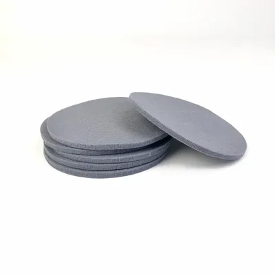 Produktbild von 6 Untersetzer FILZ, 3 mm dick, rund, D 10 cm, dunkelgrau