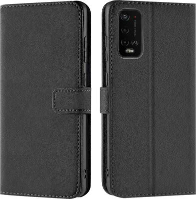 Produktbild von Conie Klapp Tasche für Wiko Power U10 / U20 Kartenfach Rundumschutz Hülle in Schwarz