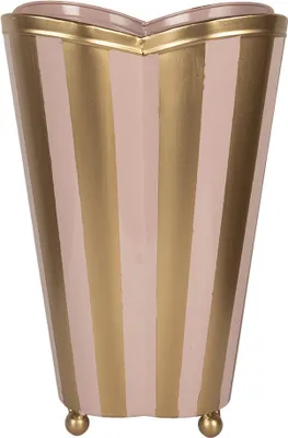 Produktbild von Clayre & Eef Vase 22x22x35 cm Rosa Metall