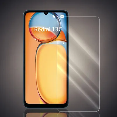 Produktbild von Panzer Folie für Xiaomi Redmi 13C Echt Glas Displayschutzfolie Transparent Glasfolie 9H Härtegrad Schutzglasfolie