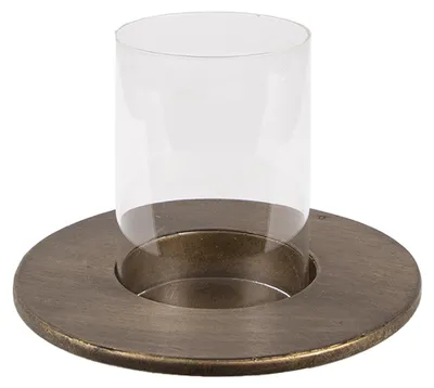 Produktbild von Clayre & Eef Laterne Ø 18x13 cm Kupferfarbig Eisen