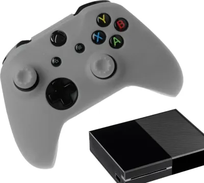 Immagine prodotto di Custodie e skin per Xbox One - Custodia da gioco performante - Coperture morbide - Accessori per controller antiscivolo - Grigio