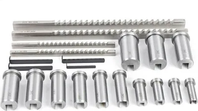 Productafbeelding van Spiebaanaansnijderset 22-Delig - HSS Snelstaal - Met Broches En Catheters - Voor CNC En Handmatig