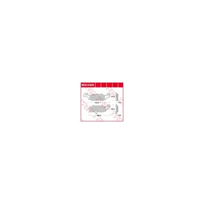 Immagine prodotto di TRW Pastiglia freno Trw Sinter Mcb 870 Sh