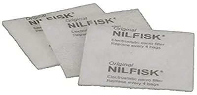 Zdjęcie produktu dla Nilfisk 147 0157 500, Filtr wstępny, Biały, 3 szt., 3 szt.