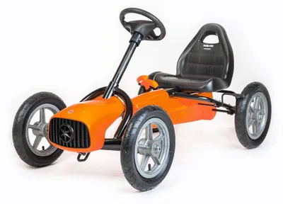 Zdjęcie produktu dla Dziecięcy Gokart na pedały Baby Mix Buggy pomarańczowy