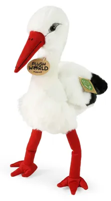 Obrázek produktu pro Plyšový čáp 32 cm ECO-FRIENDLY PLUSH WORLD