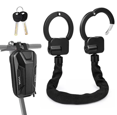 Productafbeelding van Elektrische scooter slot, kabelslot van 72 cm, waterdichte tas, geschikt voor scooters en fietsen