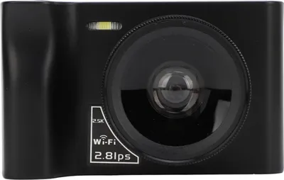 Productafbeelding van Digitale camera, 2,5K, 24MP, 16x zoom, 1800mAh, MP3-speler, 2,88-inch scherm, wifi, spiegelloos, zwart, geschikt voor reizen