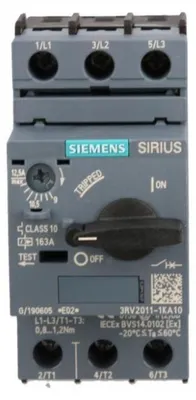 Productafbeelding van Siemens stroomonderbreker, schroefklemmen, 12,5A, IP20