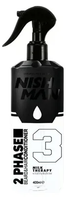 Obrázek produktu pro NISHMAN 2-fázový kondicionér pro vousy a vlasy, 400 ml - 03 Milk Therapy