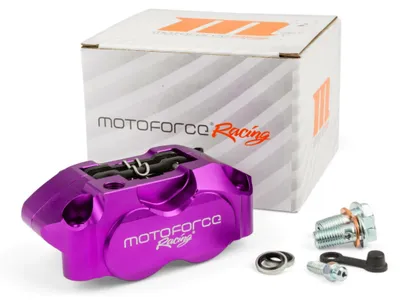 Produktbild von MOTOFORCE RACING Bremszange 4 lila Kolben