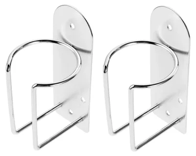 Produktbild von 2er Set Edelstahl Halter für Rasierer und Haarschneider zur Wandmontage im Badezimmer