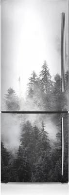 Produktbild von Kühlschrankmagnete Kühlschrank Magnetfolie Magnete Küche 60x180 cm - Nebliger Wald
