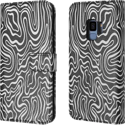 Obrázok produktu pre imoshion Designová knižnica pre Samsung Galaxy S9 - čierna a biela