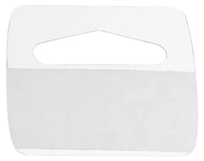 Zdjęcie produktu dla Lebez Przezroczyste haczyki z PVC 4,5 x 4,5 cm – 80 sztuk