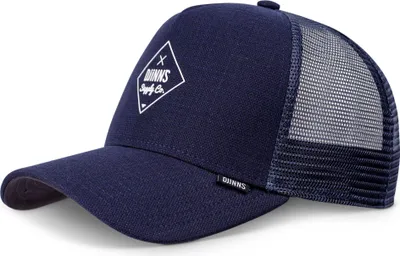 Produktbild von DJINNS Trucker Cap HFT Baumwollecheck navy