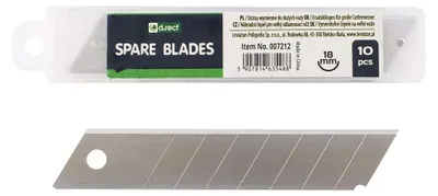 Productafbeelding van Afbreekmesjes 10 x cuttermessen, reservemesjes voor snijmessen 18 mm