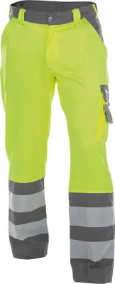 Immagine prodotto di DASSY® Lancaster pantaloni ad alta visibilità GIALLO NEON/GRIGIO CEMENTO taglia 56 lunghezza: STANDARD