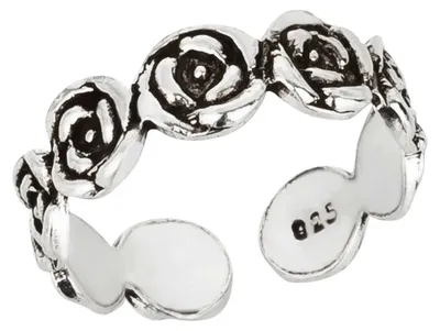 Produktbild von Zehenring Zehring Rosen 925 Silber