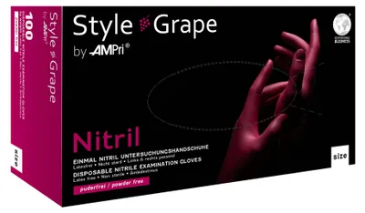 Produktbild von Style Grape - Nitril-Untersuchungshandschuh - L - 100 Stk.