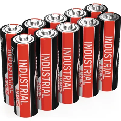 Immagine prodotto di ANSMANN batteria alcalina industriale Mignon AA / LR6 / 1,5V (set di 10)