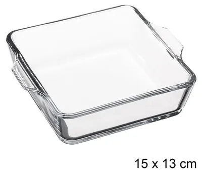 Image de Plat Four Verre 15x15cm Cuisson Homogène Et Nettoyage Facile - Secret Of Gourmet