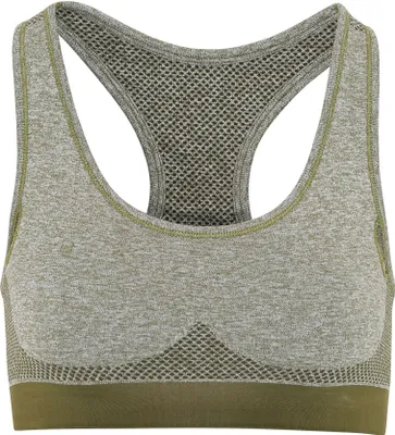 Image de TriDri - Soutien-gorge de sport sans couture pour femmes RW6562 (M) (Vert olive)