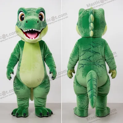 Imagen del producto de Mascota MASTICOT de velociraptor verde y juguetona