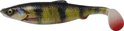 A fishing lure shaped like a perch.
