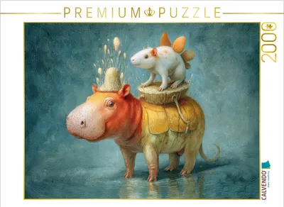 Produktbild von CALVENDO Puzzle Humorvolle Tiere | 2000 Teile Lege-Größe 90x67cm Foto-Puzzle für glückliche Stunden