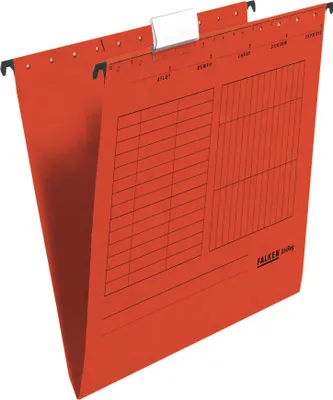 Image de Falken Hängemappe 11287752 seitlich offen rot 5 St./Pack.