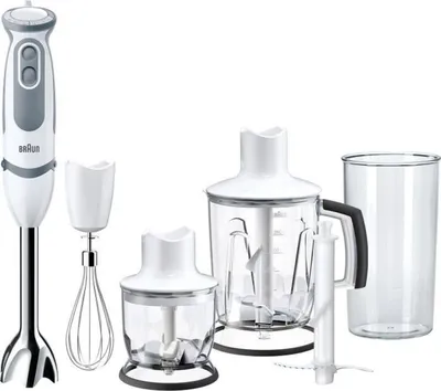 Image de Braun MultiQuick 5 - MQ 5245 WH Vario - Staafmixer Wit/Grijs