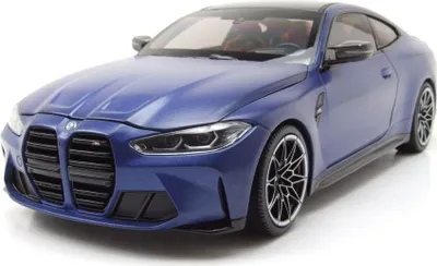 Produktbild von Minichamps 113020123 BMW M4 2020 blau metallic 1:18