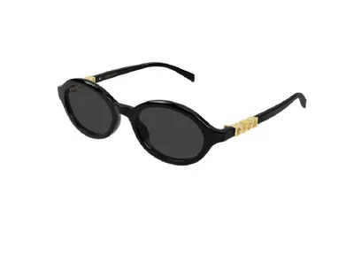 Obrázek produktu pro GUCCI GG2153S (001) sluneční brýle z černého acetátu se šedými skly